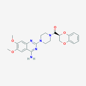 molecular formula C23H25N5O5 B193070 Doxazosin, (S)- CAS No. 104874-86-4