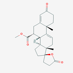 Methyl (7R,8R,10S,13S,14S,17R)-10,13-dimethyl-3,5'-dioxospiro[2,6,7,8,12,14,15,16-octahydro-1H-cyclopenta[a]phenanthrene-17,2'-oxolane]-7-carboxylate