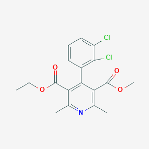 molecular formula C18H17Cl2NO4 B193096 Dehydrofelodipine CAS No. 96382-71-7