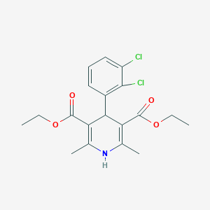molecular formula C19H21Cl2NO4 B193097 Nemadipine B CAS No. 79925-38-5