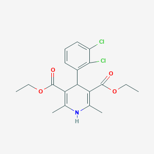 molecular formula C19H21Cl2NO4 B193097 Diethyl 4-(2,3-dichlorophenyl)-2,6-dimethyl-1,4-dihydropyridine-3,5-dicarboxylate CAS No. 79925-38-5