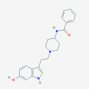 molecular formula C22H25N3O2 B193101 6-Hydroxyindoramin CAS No. 79146-88-6