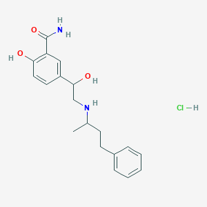 molecular formula C19H25ClN2O3 B193104 Labetalol hydrochloride CAS No. 32780-64-6