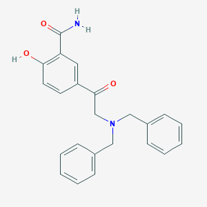 molecular formula C23H22N2O3 B193105 5-(2-(Dibenzylamino)acetyl)-2-hydroxybenzamide CAS No. 30566-92-8