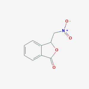 molecular formula C9H7NO4 B019312 3-(Nitromethyl)-2-benzofuran-1(3H)-one CAS No. 3598-68-3