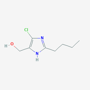 molecular formula C8H13ClN2O B193161 (2-butyl-4-chloro-1H-imidazol-5-yl)methanol CAS No. 79047-41-9