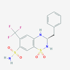 molecular formula C15H14F3N3O4S2 B193162 (S)-Bendroflumethiazide CAS No. 1245935-40-3