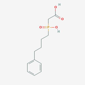 molecular formula C12H17O4P B193168 ((4-Phenylbutyl)hydroxyphosphoryl)acetic acid CAS No. 83623-61-4