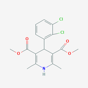 molecular formula C17H17Cl2NO4 B193179 Felodipine 3,5-dimethyl ester CAS No. 91189-59-2