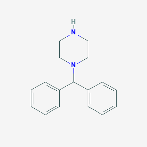 molecular formula C17H20N2 B193184 1-Benzhydrylpiperazine CAS No. 841-77-0