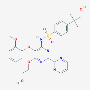 molecular formula C27H29N5O7S B193192 Hydroxybosentan CAS No. 253688-60-7