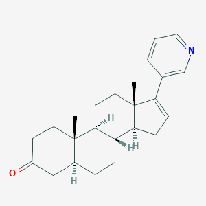molecular formula C24H31NO B193196 (5alpha)-17-(3-Pyridinyl)androst-16-en-3-one CAS No. 154229-26-2