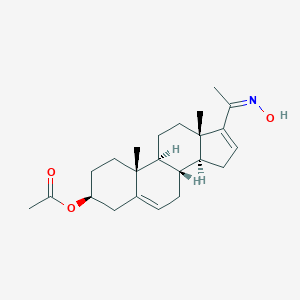 molecular formula C23H33NO3 B193199 [(3S,8R,9S,10R,13S,14S)-17-[(E)-N-hydroxy-C-methylcarbonimidoyl]-10,13-dimethyl-2,3,4,7,8,9,11,12,14,15-decahydro-1H-cyclopenta[a]phenanthren-3-yl] acetate CAS No. 2174-13-2