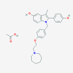 molecular formula C32H38N2O5 B193227 Bazedoxifene acetate CAS No. 198481-33-3