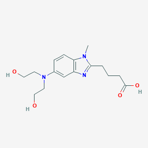 molecular formula C16H23N3O4 B193239 二羟基苯达莫司汀 CAS No. 109882-30-6
