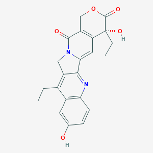 B193278 (19R)-10,19-Diethyl-7,19-dihydroxy-17-oxa-3,13-diazapentacyclo[11.8.0.02,11.04,9.015,20]henicosa-1(21),2,4(9),5,7,10,15(20)-heptaene-14,18-dione CAS No. 647852-82-2