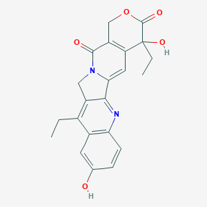 molecular formula C22H20N2O5 B193285 4,11-Diethyl-4,9-dihydroxy-1H-pyrano[3',4':6,7]indolizino[1,2-b]quinoline-3,14(4H,12H)-dione CAS No. 130144-34-2