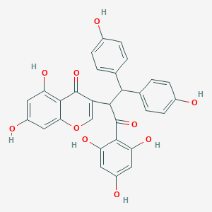 molecular formula C30H22O10 B019329 Chamaechromone 