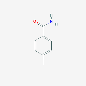molecular formula C8H9NO B193301 4-甲基苯甲酰胺 CAS No. 619-55-6