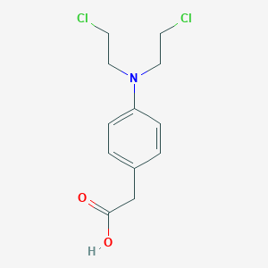 molecular formula C12H15Cl2NO2 B193302 Phenylacetic acid mustard CAS No. 10477-72-2