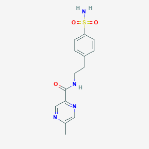 5-Methyl-N-(2-(4-sulfamoylphenyl)ethyl)pyrazine-2-carboxamide