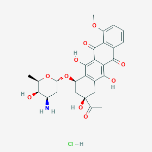 molecular formula C27H30ClNO10 B193335 Daunorubicin hydrochloride CAS No. 23541-50-6