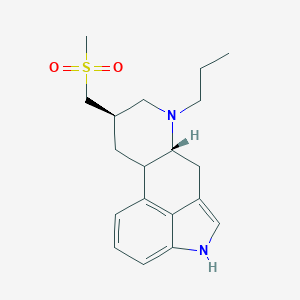 molecular formula C19H26N2O2S B019334 Pergolide sulfone CAS No. 72822-03-8