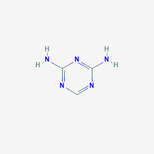 molecular formula C3H5N5 B193344 1,3,5-Triazine-2,4-diamine CAS No. 504-08-5