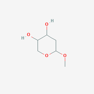 molecular formula C6H12O4 B193349 beta-D-erythro-Pentopyranoside, methyl 2-deoxy- CAS No. 17676-20-9