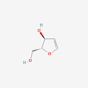 molecular formula C5H8O3 B193350 1,4-Anhydro-2-deoxy-D-erythro-pent-1-enitol CAS No. 96761-00-1