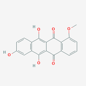 molecular formula C19H12O6 B193360 5,12-Naphthacenedione, 6,8,11-trihydroxy-1-methoxy- CAS No. 64845-67-6