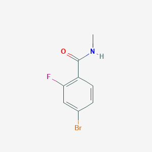 molecular formula C8H7BrFNO B193373 4-Bromo-2-fluoro-N-methylbenzamide CAS No. 749927-69-3