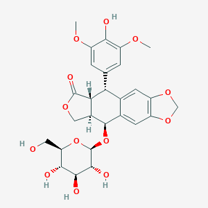molecular formula C27H30O13 B193386 木脂素P CAS No. 23363-35-1