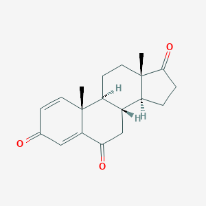 molecular formula C19H22O2 B193401 Androsta-1,4-diene-3,6,17-trione CAS No. 72648-46-5