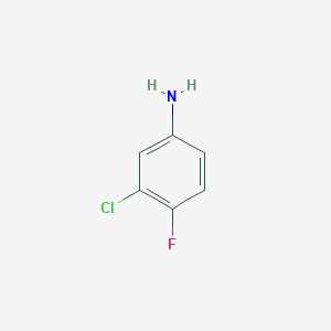 molecular formula C6H5ClFN B193440 3-氯-4-氟苯胺 CAS No. 367-21-5