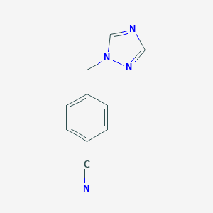 molecular formula C10H8N4 B193497 4-(1H-1,2,4-triazol-1-ylmethyl)benzonitrile CAS No. 112809-25-3