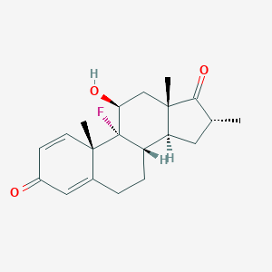 molecular formula C20H25FO3 B193510 9alpha-Fluoro-11beta-hydroxy-16alpha-methylandrosta-1,4-diene-3,17-dione CAS No. 1880-61-1