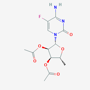 molecular formula C13H16FN3O6 B193516 2',3'-DI-O-Acetyl-5'-deoxy-5-fluorocytidine CAS No. 161599-46-8