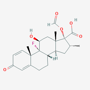 molecular formula C22H27FO6 B193541 17|A-Carboxy-17|A-formyloxy Dexamethasone CAS No. 473273-04-0