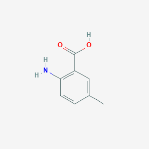 molecular formula C8H9NO2 B193564 2-Amino-5-methylbenzoic acid CAS No. 2941-78-8