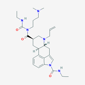molecular formula C29H42N6O3 B193578 Cabergoline specified impurity [EP] CAS No. 126554-50-5