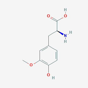 molecular formula C10H13NO4 B193589 3-methoxy-L-tyrosine CAS No. 300-48-1