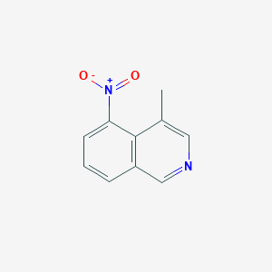 molecular formula C10H8N2O2 B019360 4-Methyl-5-nitroisoquinoline CAS No. 194032-17-2