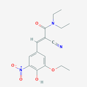 molecular formula C16H19N3O5 B193601 3-O-ethylentacapone CAS No. 857629-79-9