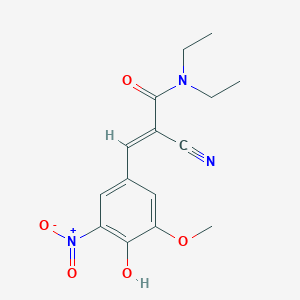 molecular formula C15H17N3O5 B193603 3-O-methylentacapone CAS No. 857629-78-8
