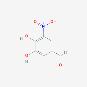 molecular formula C7H5NO5 B193609 3,4-Dihydroxy-5-nitrobenzaldehyde CAS No. 116313-85-0
