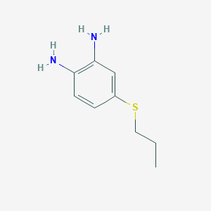 molecular formula C9H14N2S B193620 4-丙硫基-1,2-苯二胺 CAS No. 66608-52-4
