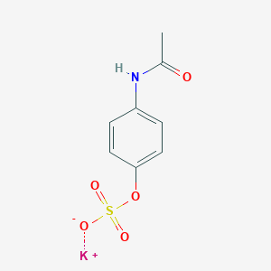 molecular formula C8H8NO5S.K B193625 Paracetamol sulfate potassium salt CAS No. 32113-41-0