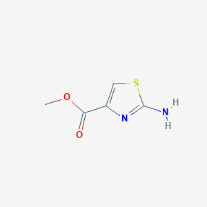 molecular formula C5H6N2O2S B019365 Methyl 2-aminothiazole-4-carboxylate CAS No. 118452-04-3