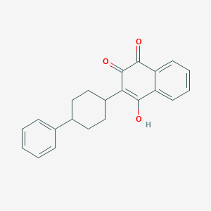 molecular formula C22H20O3 B193662 Deschloro Atovaquone CAS No. 92458-44-1